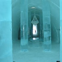 inside the Ice Hotel